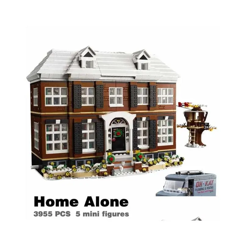 Blocks 3955Pcs Home Alone Set Model Building Bricks 21330 Educational Toys For Boy Kids Christmas Gifts 231005 Drop Delivery Dhfja