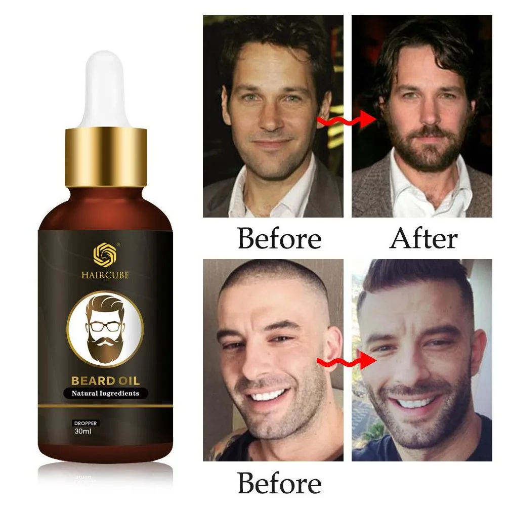 Other Hair Removal Items Haircube Men Beard Growth  Oil Kit Nourishing Enhancer Liquid Natural Organic Care Product Drop Deli Dhssp
