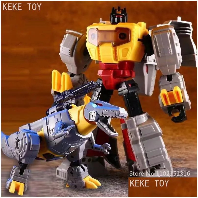 Action & Toy Figures Action Toy Figures Transformation G1 Kbb Tyrone King Grimlock Wave Blaster Hand Make Assembly Model Figure Robot Dhvia