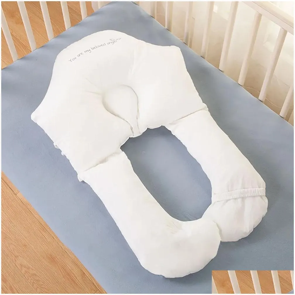 Pillows Baby Pillow Born Breathable Comfort Guard Slee Head Protection Pad Sleep Cushion 230630 Drop Delivery Dhhex