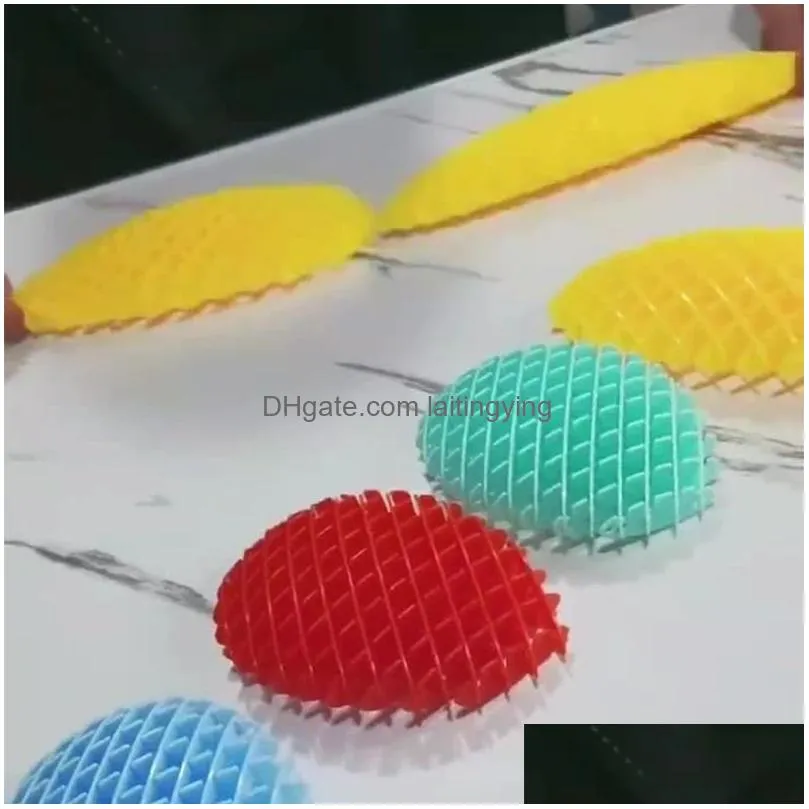 sensory deformable plastic shrapnel decompression worm toy fidget worm small potato palm play pinch fun stress relief toy