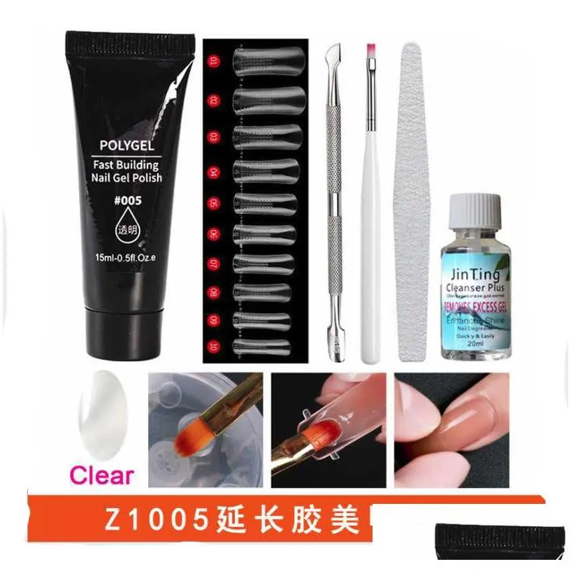 Nail Art Kits 36W Uv Led Lamp Kit Dryer Poly Gel Nail Soak Off Manicure Tools Set Polish Art Tool Fast Ship Drop Delivery Health Beaut Dhdya