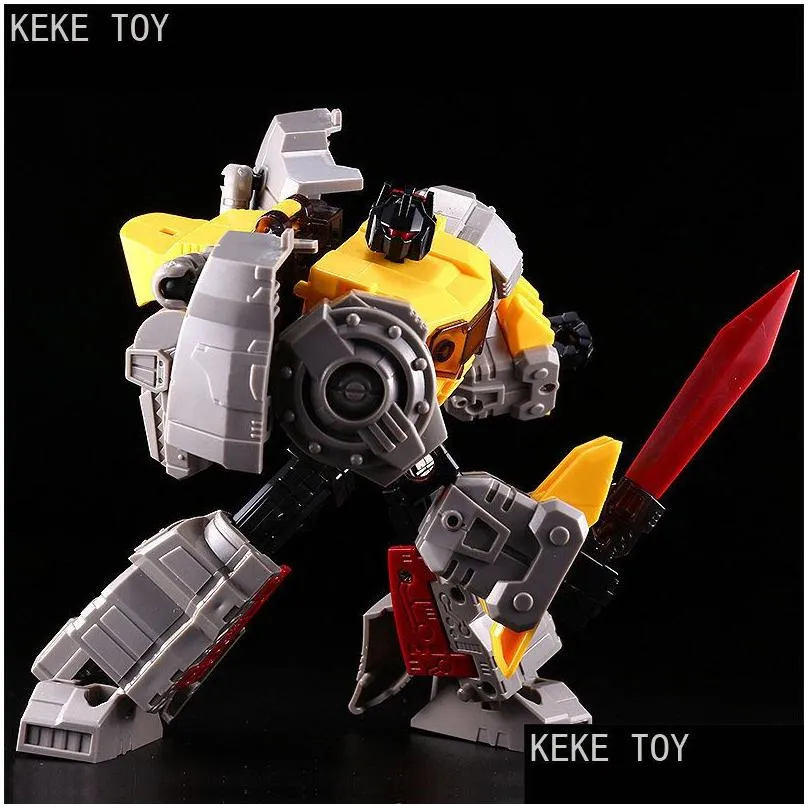 Action & Toy Figures Action Toy Figures Transformation G1 Kbb Tyrone King Grimlock Wave Blaster Hand Make Assembly Model Figure Robot Dhvia