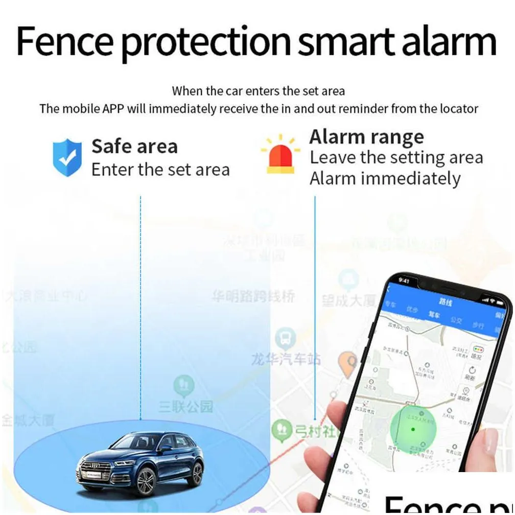 Car Other Auto Electronics New Gf-22 Micro Positioner Gps Wifi Locator Trackers Anti-Theft Device App Real-Time Tracking Recording Ant Dhip4