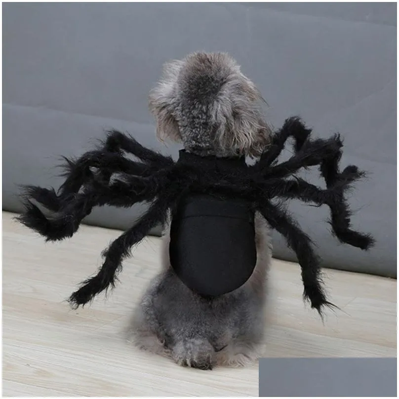 Cat Costumes Halloween Spider For Dog Pet Party Supply Cosplay Small Medium Dogs And S 220923 Drop Delivery Dhrwc