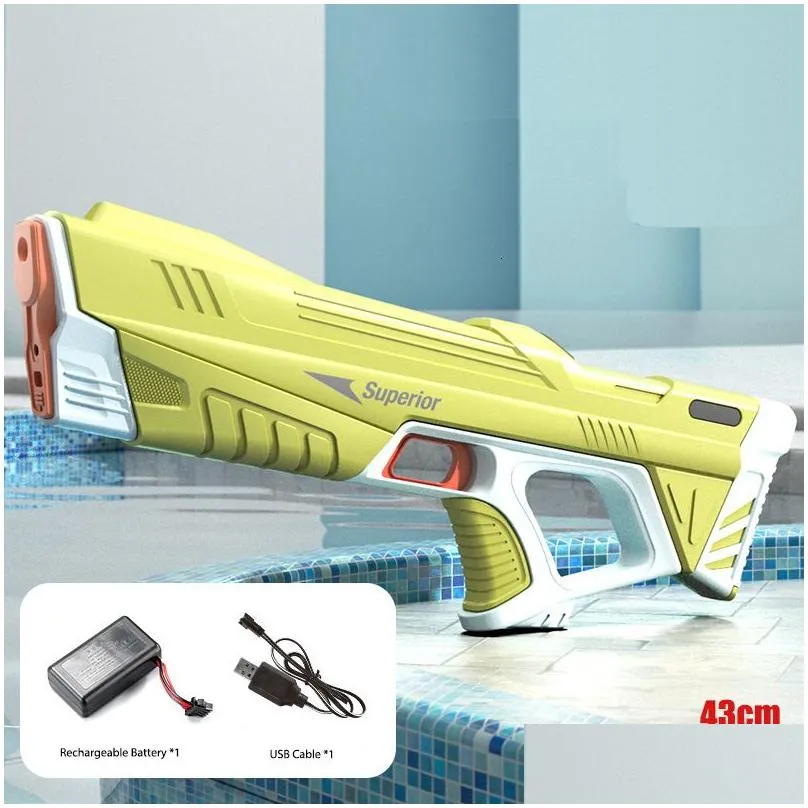 Gun Toys Fly Electric Matic Powerf Water Portable Childrens Summer Beach Outdoor Combat Fantasy Toy 230710 Drop Delivery Dhdei