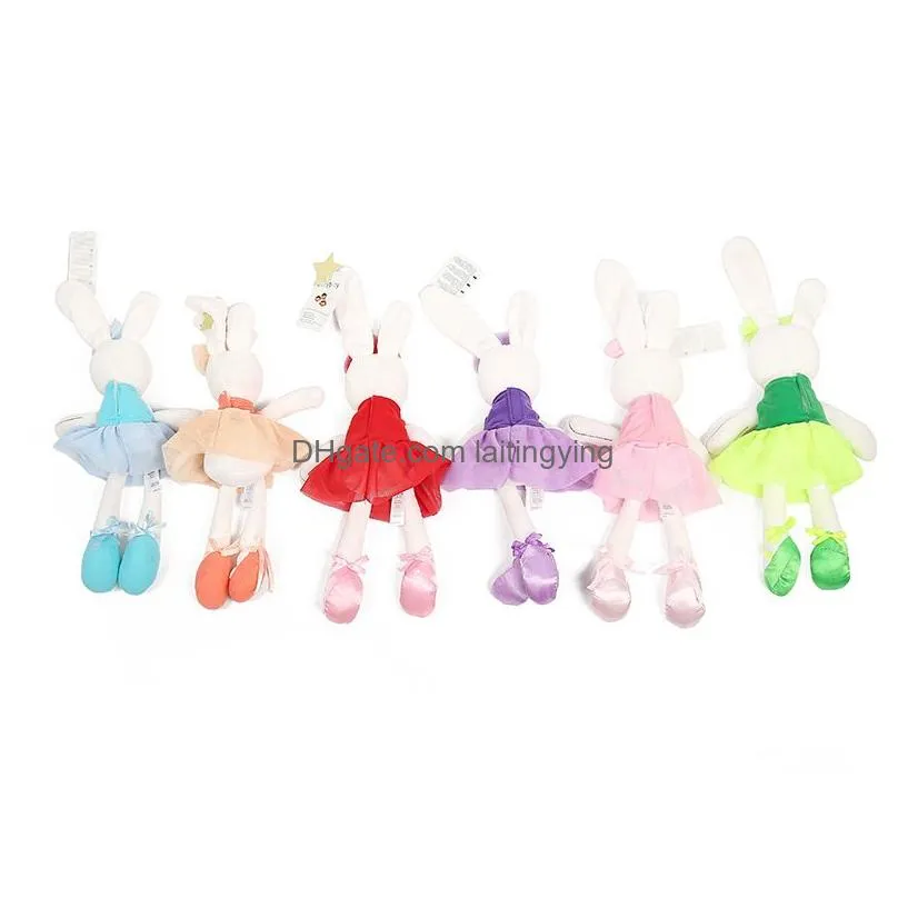42cm easter bunny stuffed animals rabbit toy baby kids soft plush doll girls sleeping stufed toys pets car room kawaii decor