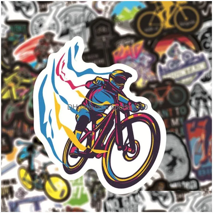 Car Stickers 50 Outdoor Mountain Offroad Bike Iti Stickers Lage Motorcycle Trolley Case Hand Account Waterproof Diy Stickers2864949 Dr Dhmf0