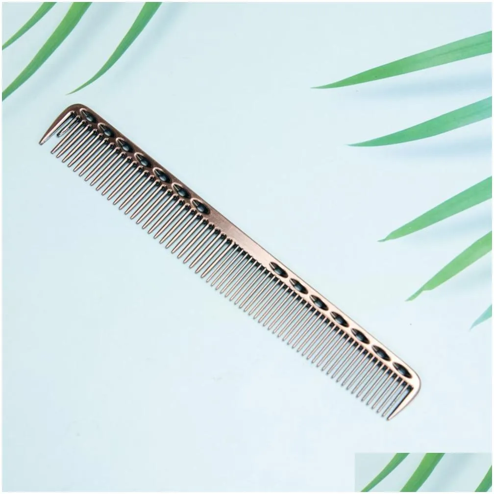 small stainless steel hair comb professional hairdressing combs haircut dying brush barber tools salon accessaries4420166