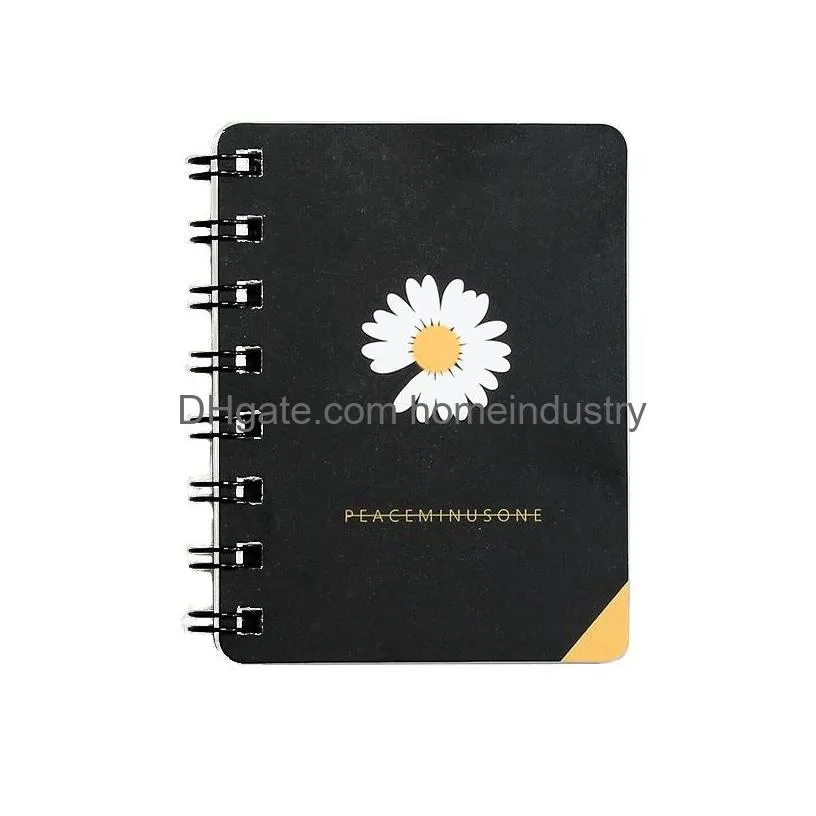Notepads Wholesale Mini Looseleaf Hand Book Notebook Diary Blank Notebooks Diaries Kawaii Student Notepad Planner School Office Suppli Dhfip