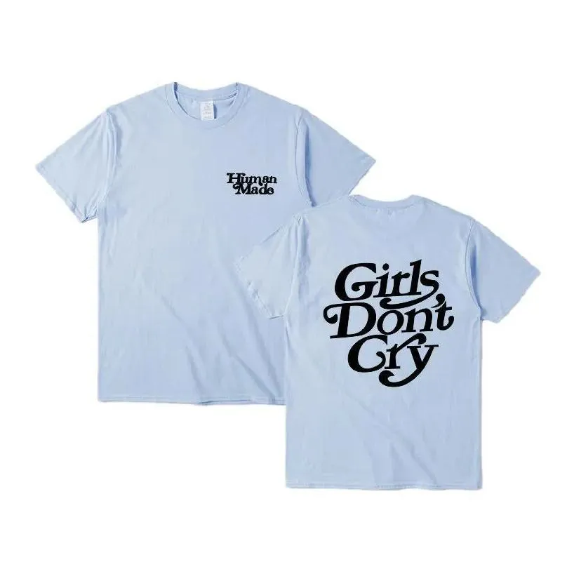 Men`S T-Shirts Oversized Human X Made Girls Dont Cry Tshirt Men Women High Quality T Shirts Tops Tee Streetwear 220608 Drop Delivery A Dhvr3