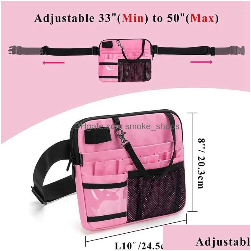 Storage Bags Pack Waist Pouch Tool Belt With Tape Holder For Stethoscopes Drop Delivery Home Garden Housekee Organization Dho4U