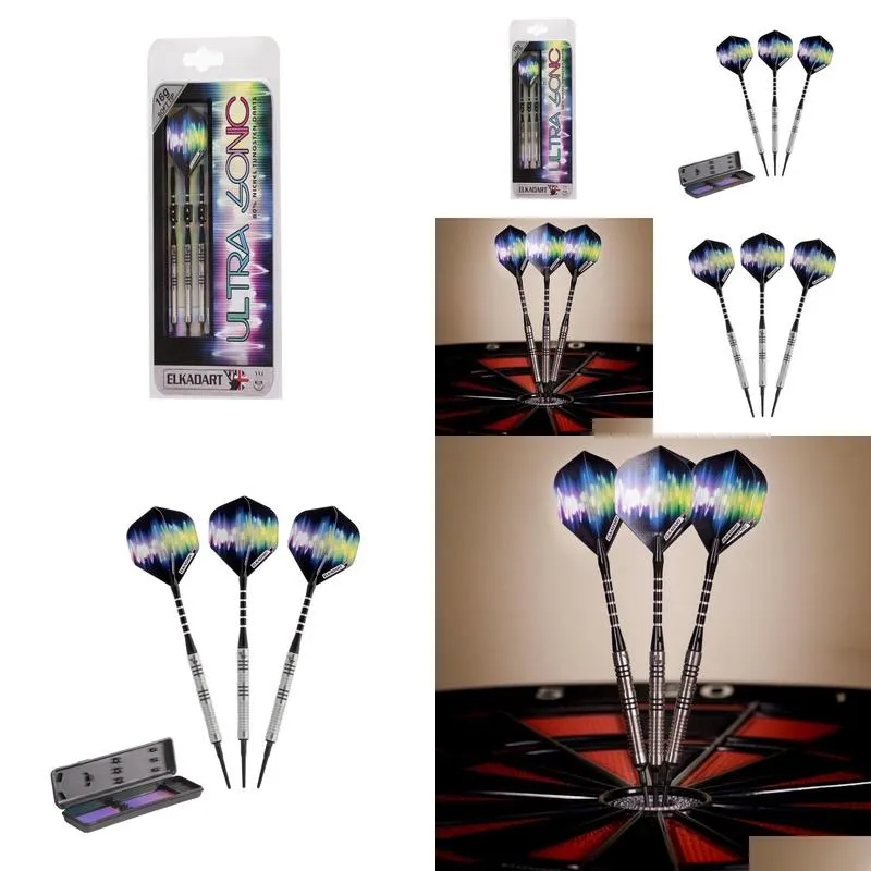 Outdoor Games & Activities Tra Sonic 80 Tungsten Professional Soft Tip Set 16 Drop Delivery Sports Outdoors Leisure Sports Games Dhydn