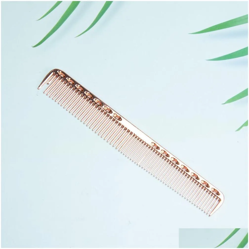 small stainless steel hair comb professional hairdressing combs haircut dying brush barber tools salon accessaries4420166