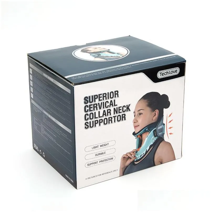 Body Braces & Supports Cervical Tractor Neck Stretcher Inflatable Traction Retractor Spine Pain Relief Brace Support Posture Corrector Dh4Ov