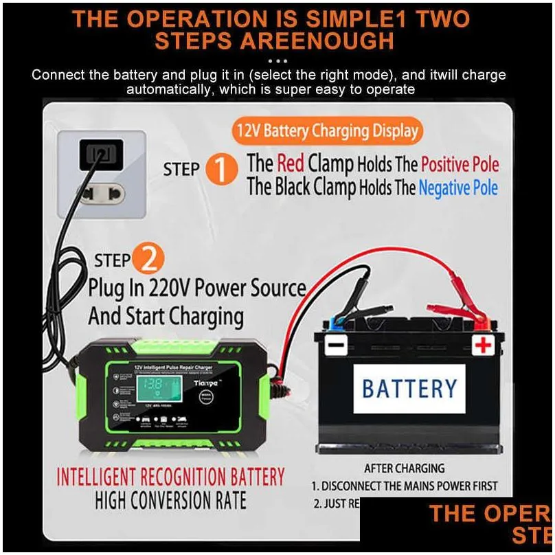 Car  New 6A 12V Car Battery  Motive Agm Gel Lead-Acid Pse Repair For Motorcycle Lcd Display Drop Ship Drop Delivery Auto Dhjwn