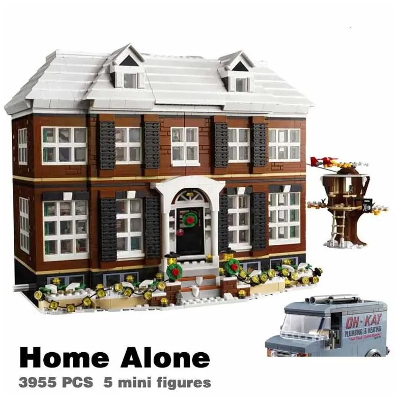 Blocks 3955Pcs Home Alone Set Model Building Bricks 21330 Educational Toys For Boy Kids Christmas Gifts 231005 Drop Delivery Dhfja