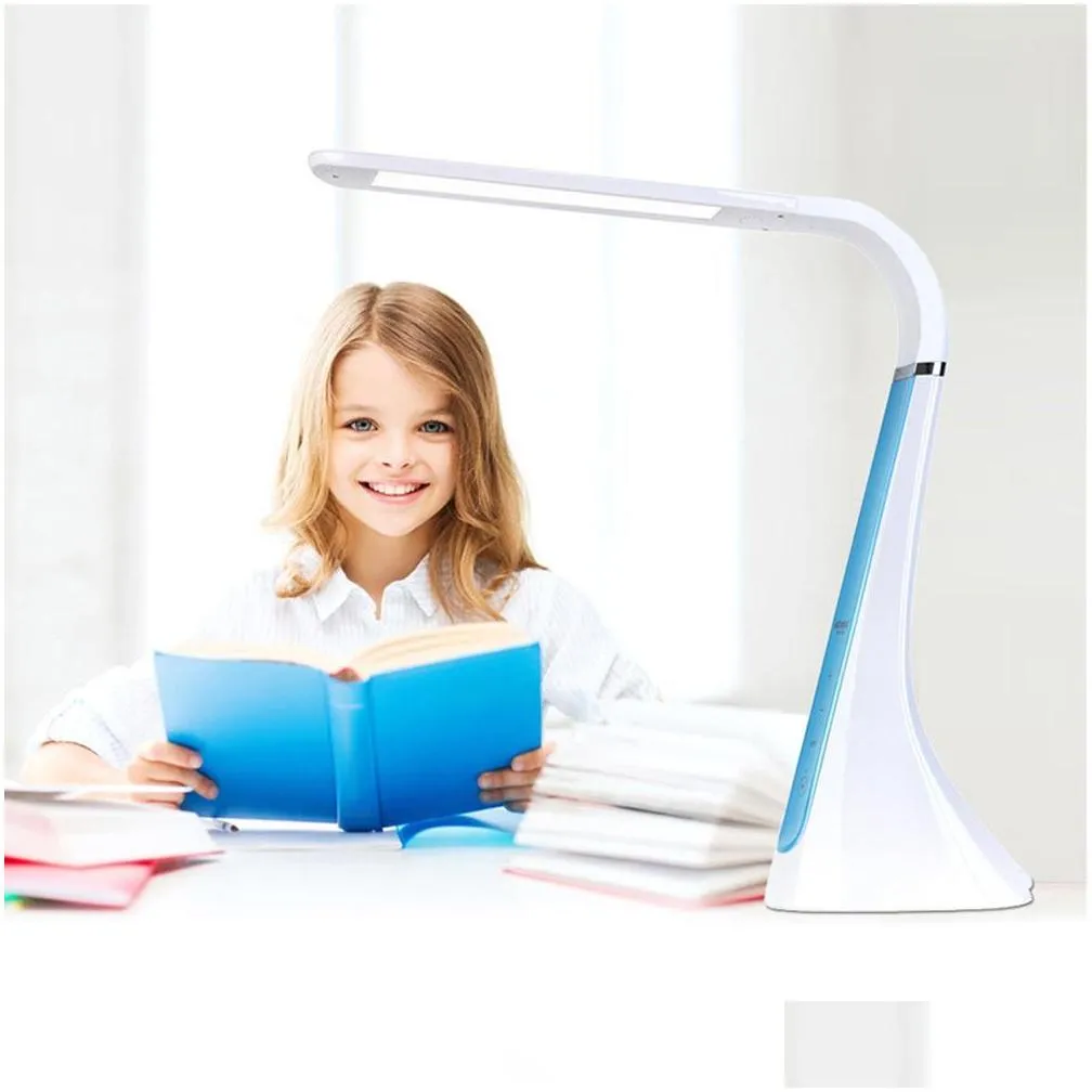 Table Lamps Brelong Led Dimmable Eye Protection Table Lamp Can Bend Students To Learn White Adjust The Drop Delivery Lights Lighting I Dhrim