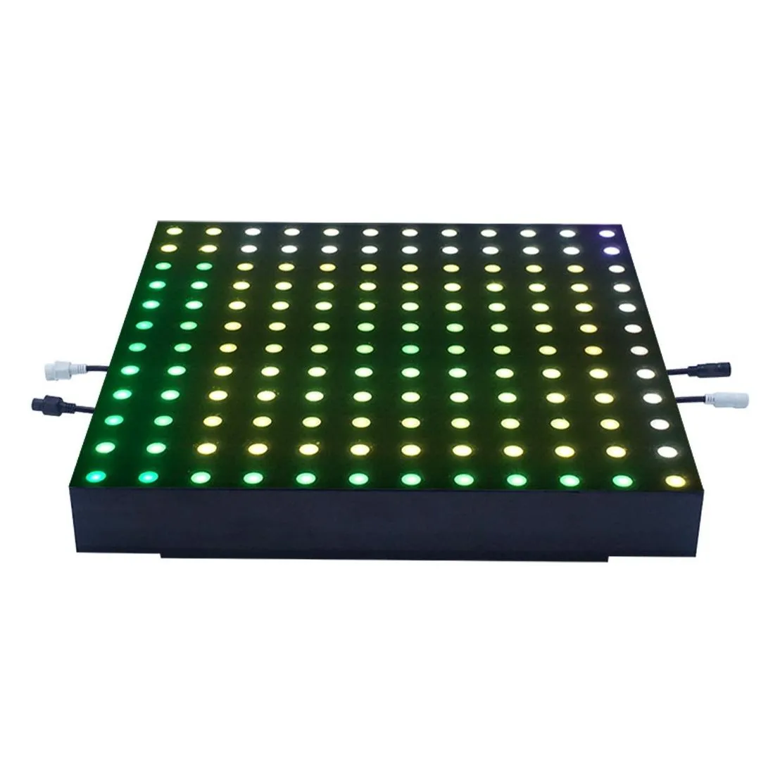 Led Dance Floor 144 Pixel Led Dance Floor Rgb 3 In 1 50X50Cm 3D Light Panel Dmx512 Remote Control Tempered Glass Stage Flooring Tile F Dhz5F