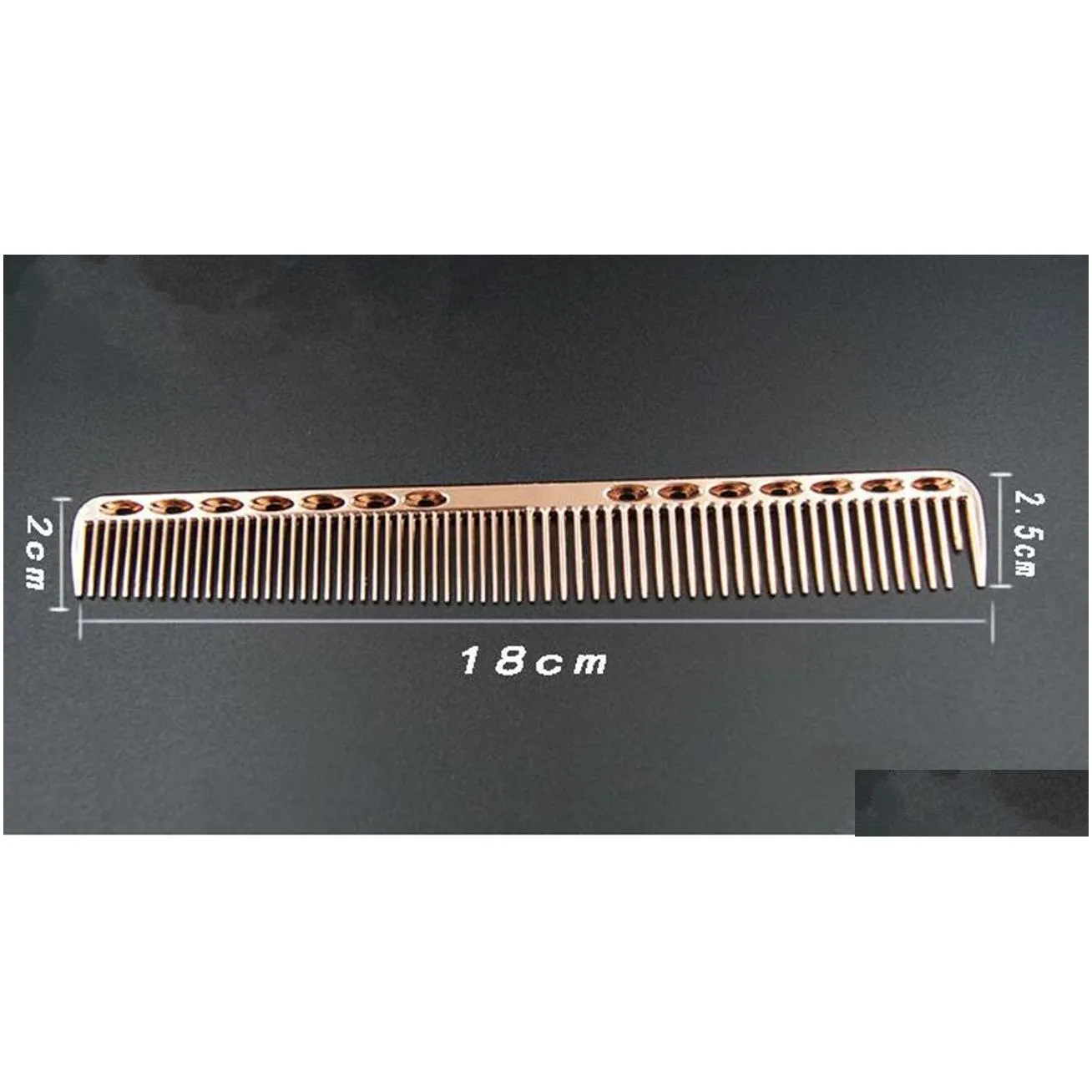 small stainless steel hair comb professional hairdressing combs haircut dying brush barber tools salon accessaries4420166