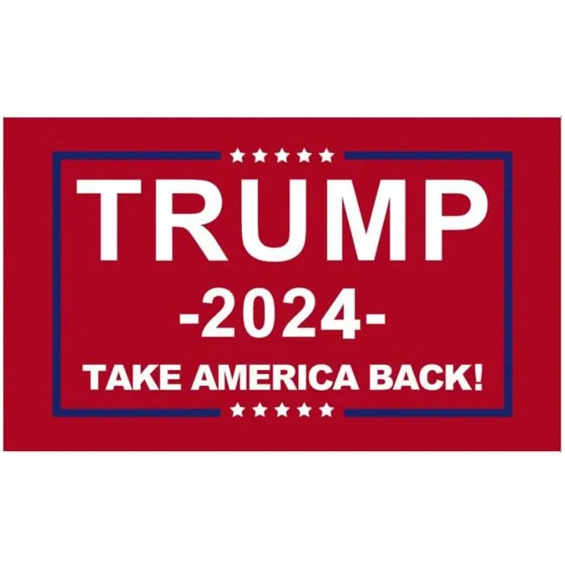 Banner Flags 3X5Fts Donald Trump Flag 2024 Election Banner Keep America Great Again Party Favor S23 Drop Delivery Home Garden Festive Dh2Oo