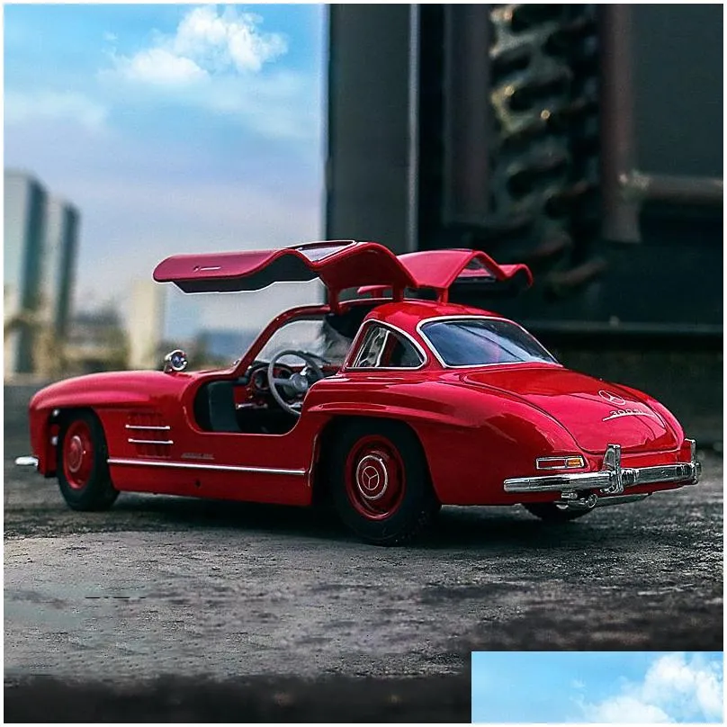 Diecast Model Cars Diecast Model Welly 1 24 -Benz 300Sl 220 230Sl Alloy Car Diecasts Toy Vehicles Collect Boy Birthday Gifts 230630 Dr Dh5Tq