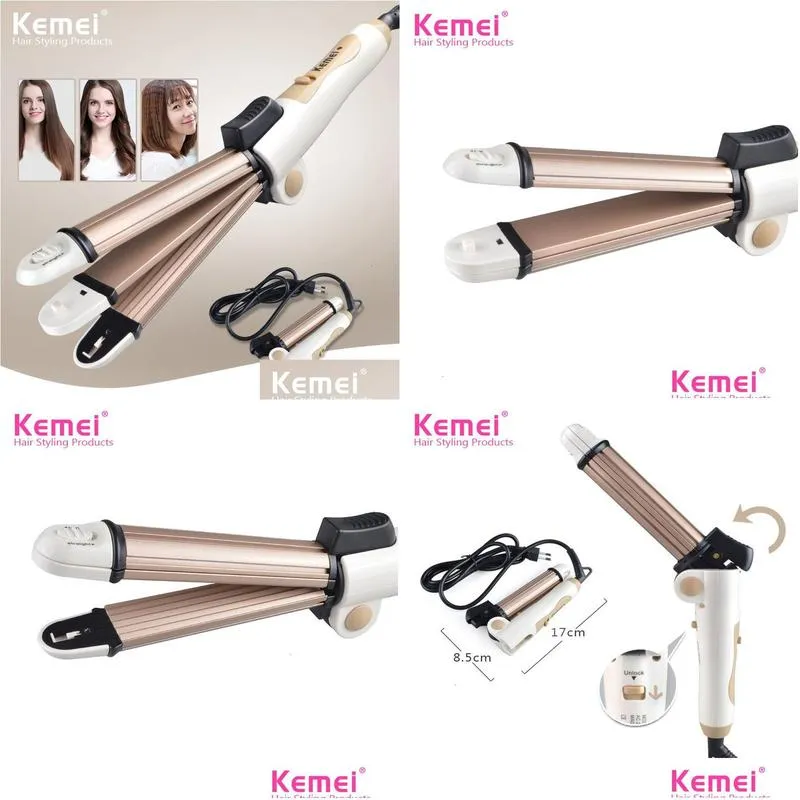 Hair Straighteners Mini Carrying Foldable Straightener Curly Milk 230825 Drop Delivery Dhsxw