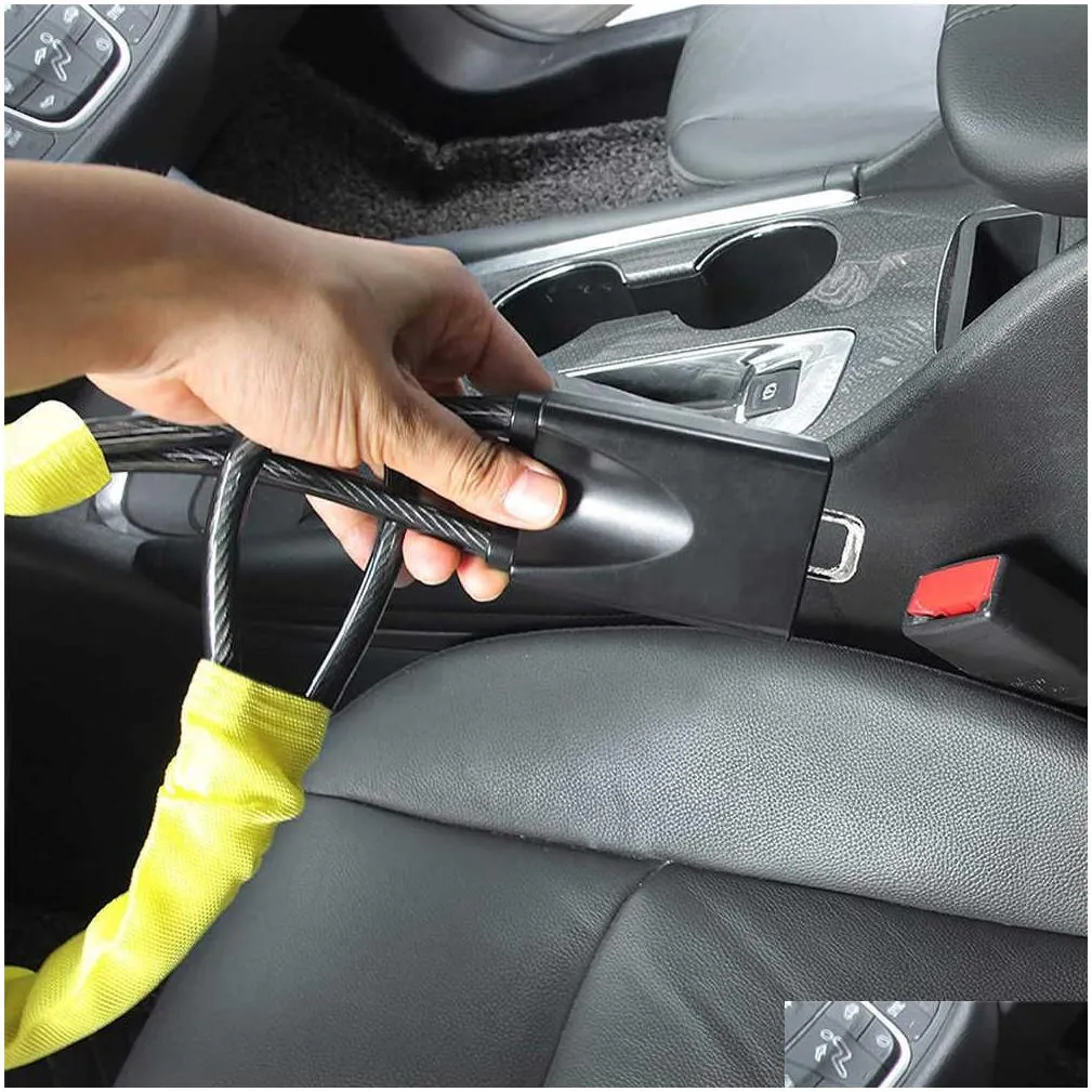 Other Interior Accessories New Car Lock Top Mount Steering Wheel Anti Theft Security With Keys Anti-Theft Devices Drop Delivery Automo Dhcpb