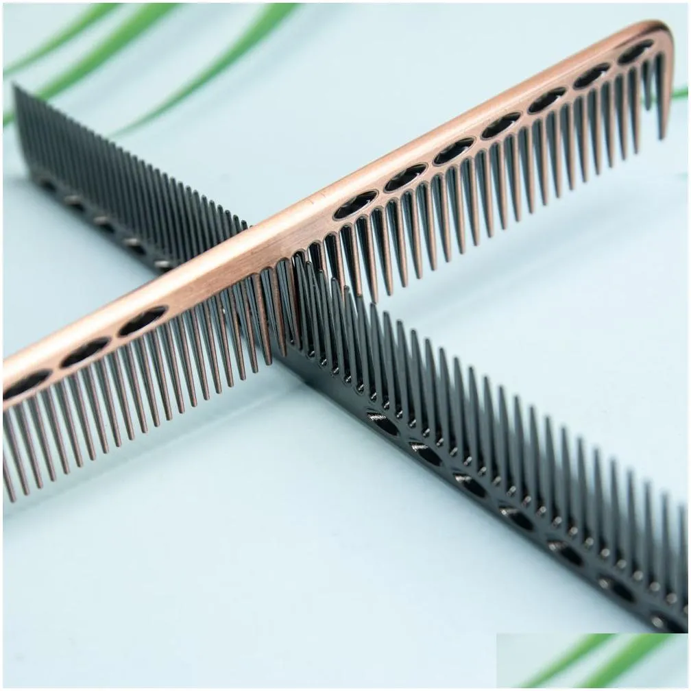 small stainless steel hair comb professional hairdressing combs haircut dying brush barber tools salon accessaries4420166