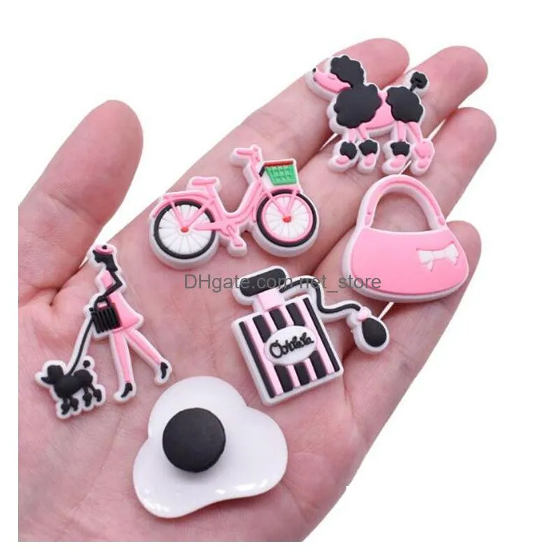  cro c shoe accessories pvc custom shoecharms buckle garden shoes decoration gift clog charms