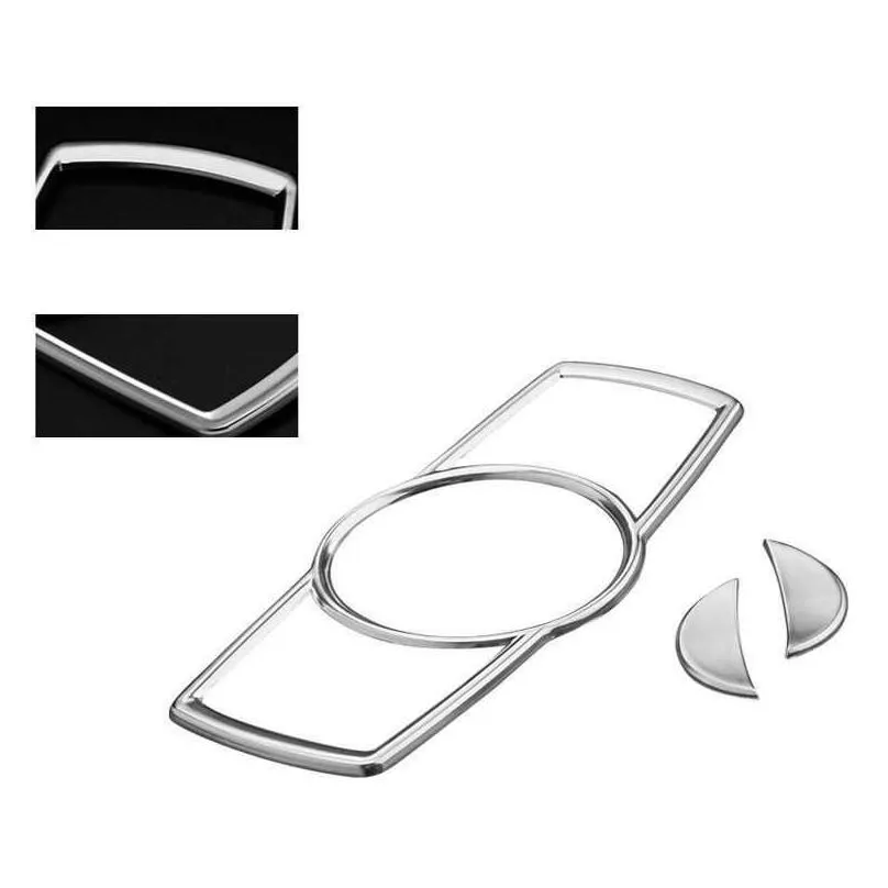 Other Interior Accessories New For F01 F02 F11 F07 F10 F25 F26 Stainless Steel Chrome Central Head Lamp Switch Button Frame Er Trim In Dhwlv