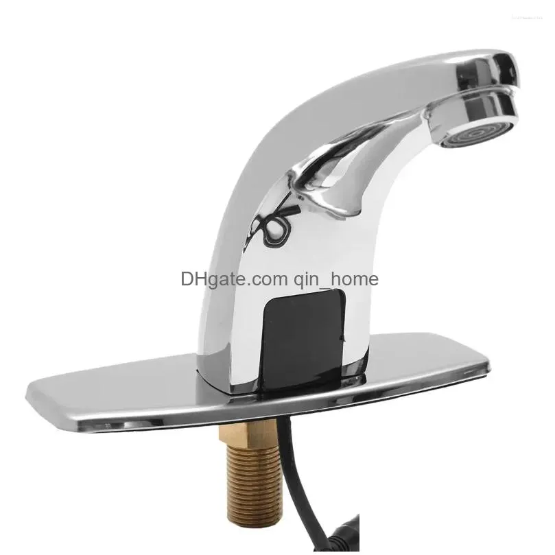 bathroom sink faucets sensor faucet deck mount automatic infrared smart touch hands inductive water tap kitchen