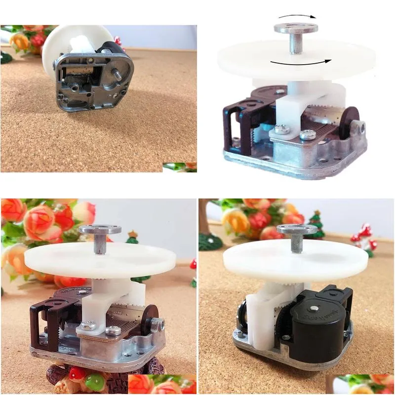Novelty Items Diy Music Box Mechanism With Rotating Shaft And Plate In Contrary Direction Christmas Gifts Unusual 230707 Drop Deliver Dha9P