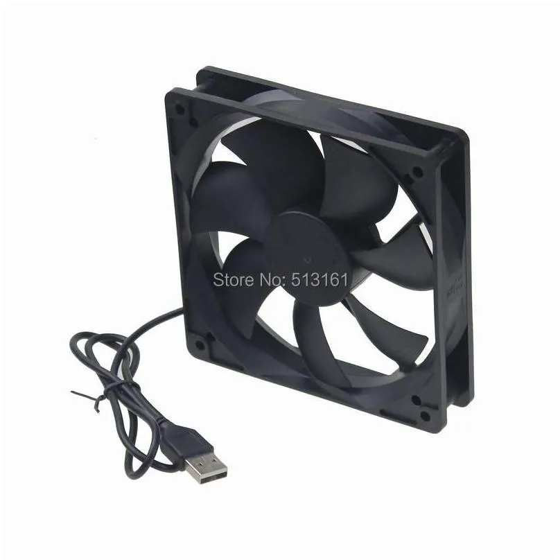 Fans & Coolings Fans Coolings Pieces/Lot Gdstime 120X120X25Mm 12025 Pc Computer 5V 2Pin 120Mm Usb Dc Cooling Fanfans Drop Delivery Com Dhngb