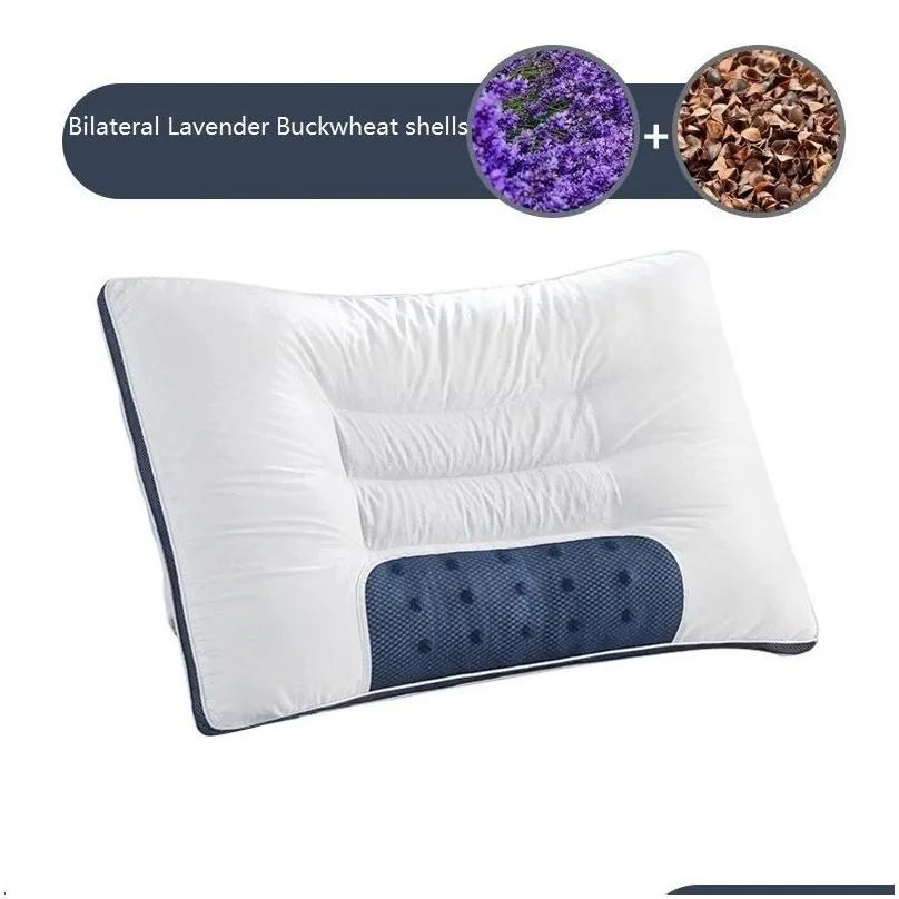Pillow Cassia Slee Pillow Bed Protect The Cervical Spine Neck Pain Nice Sleep Use Pregnancy Bedding Buckwheat 201130 Drop Delivery Hom Dhbxl