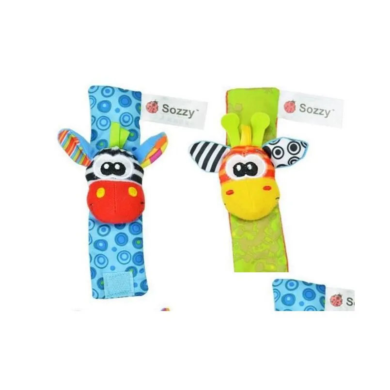 Baby Toy Sozzy Baby Toy Socks Toys Gift P Garden Bug Wrist Rattle 3 Styles Educational Cute Bright Drop Delivery Toys Gifts Learning E Dh6Tl