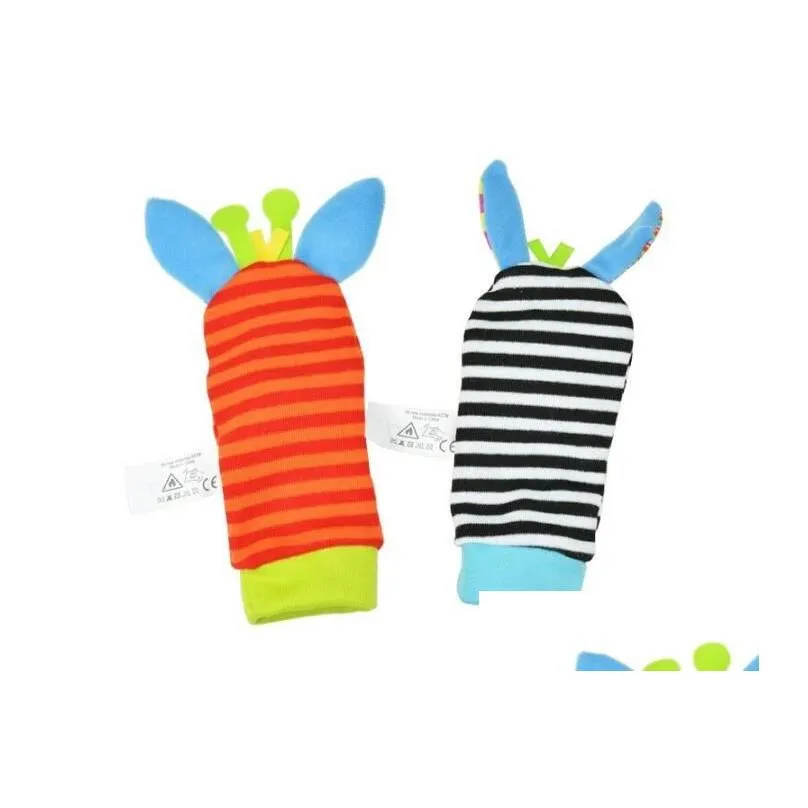 Baby Toy Sozzy Baby Toy Socks Toys Gift P Garden Bug Wrist Rattle 3 Styles Educational Cute Bright Drop Delivery Toys Gifts Learning E Dh6Tl