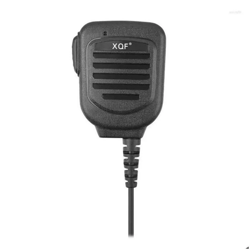 walkie talkie xqf hand microphone sm109 shoder ip67 waterproof mic for baofeng uv-5r uv-5re tk-370 two way drop delivery dhkwv