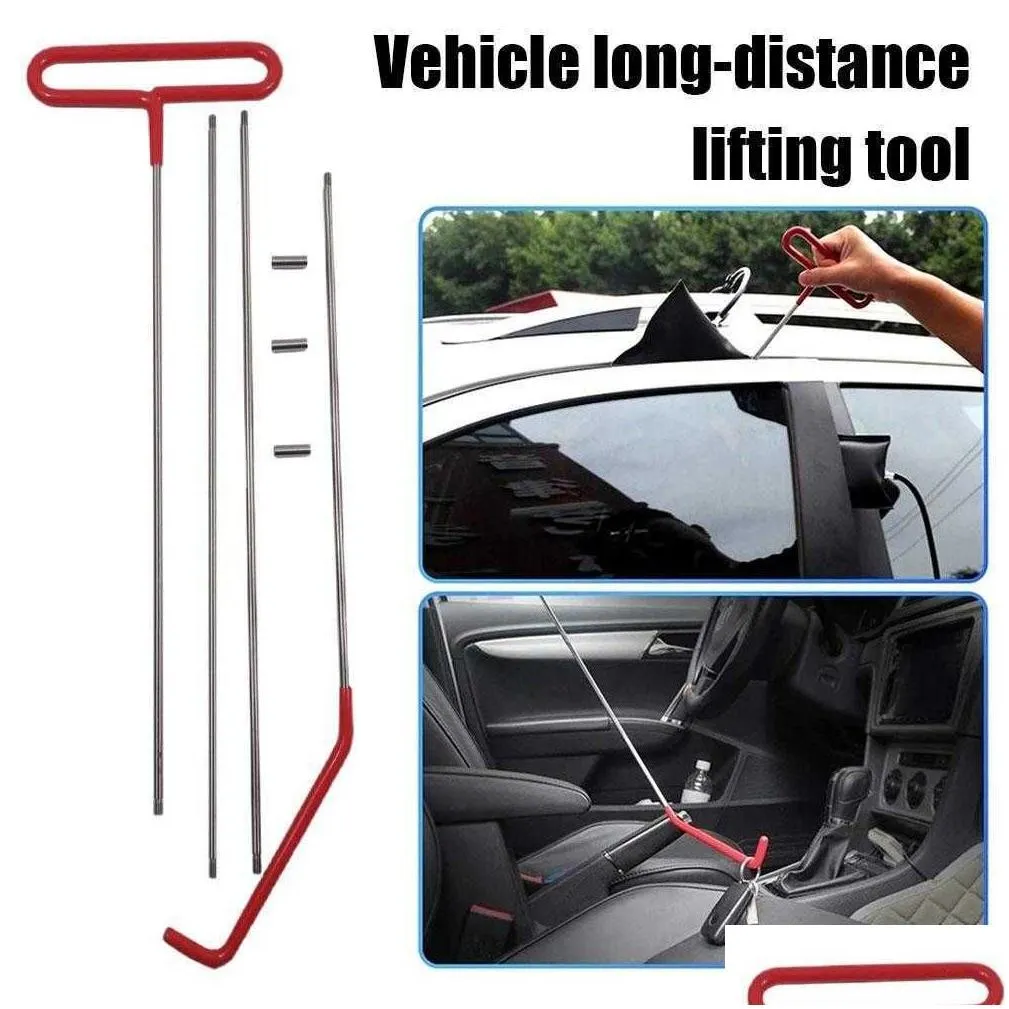 Other Auto Parts New Car Wedge Pump Locksmith Thickened Door Repair Air Cushion Emergency Open Unlock Tool Kit With Long Reach Grabbe Dh1Uw