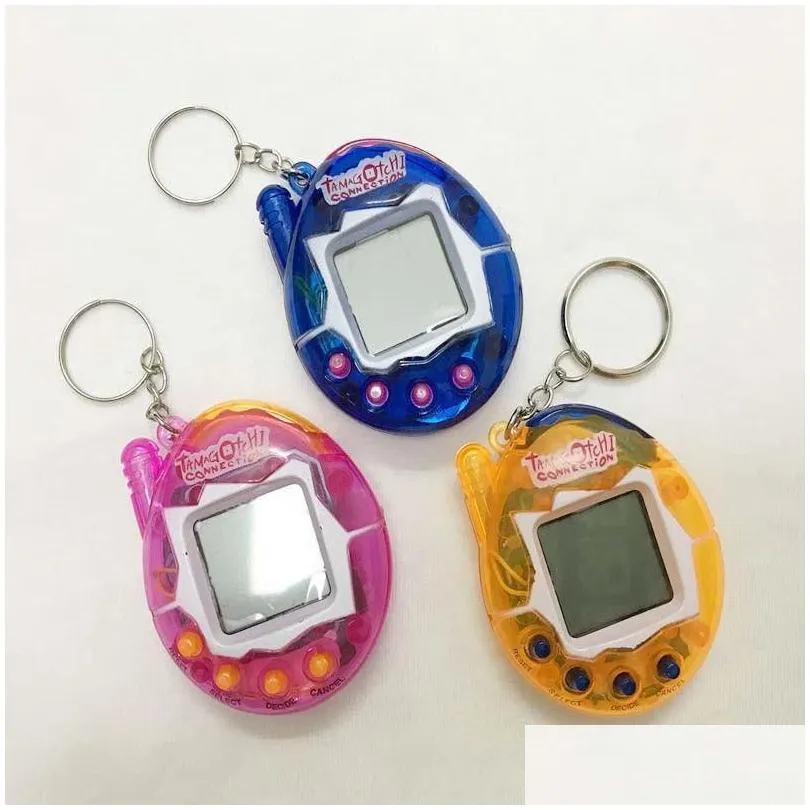 Electronic Pets Electronic Pet Toys Tamagotchi Digital Pets Vintage Retro Game Egg Shells Virtual Cyber Toy Novelty Funny Gift For Kid Dhy2R