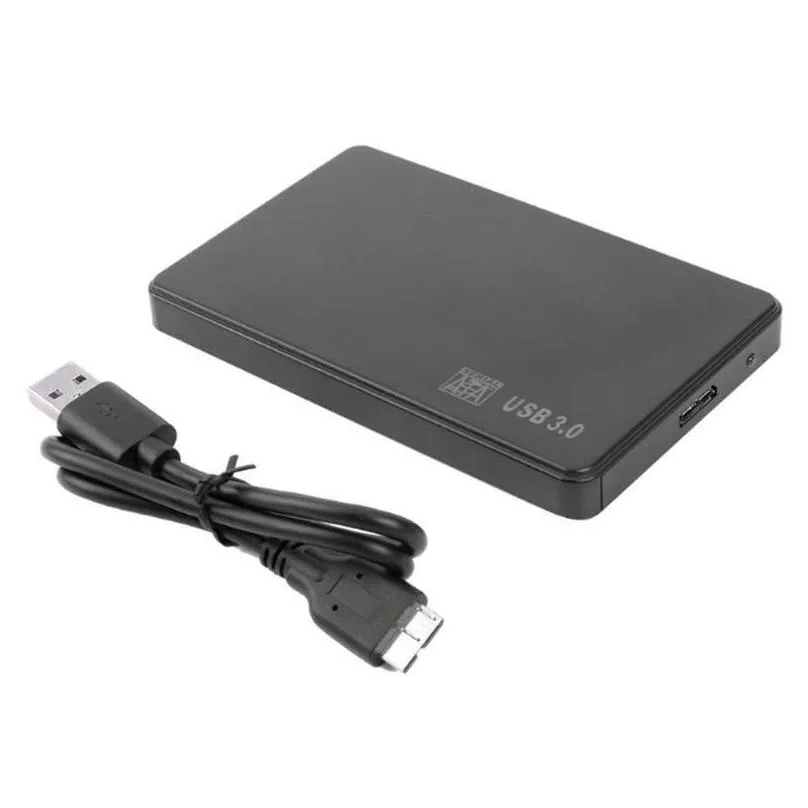 External Hard Drives 2.5 Inch Sata To Usb 3.0 2.0 Adapter Hdd Ssd Box 5 6Gbps Support 2Tb Drive Enclosure Disk Case For Windowsss Dro Dhrpo