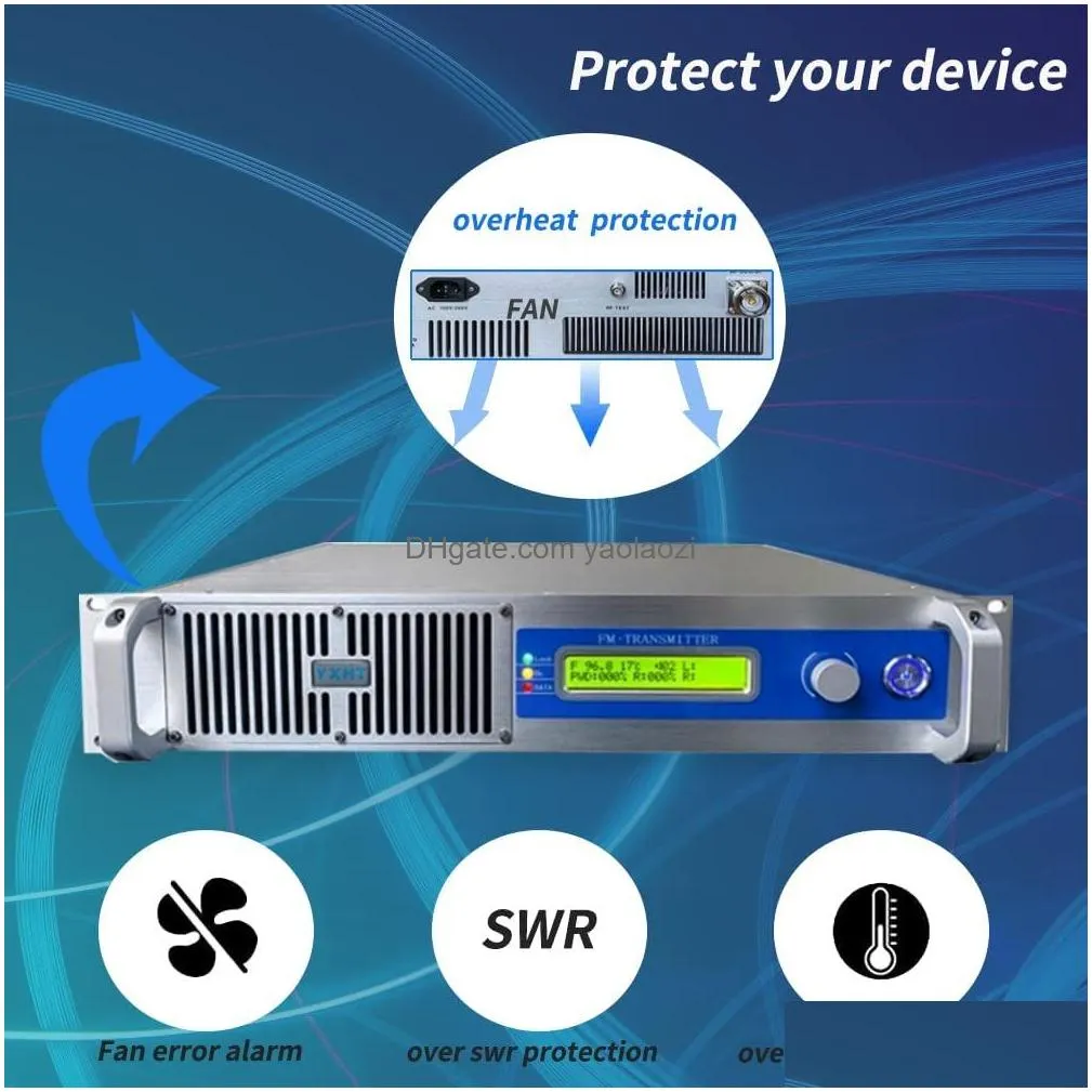 yxht-1 300w fm transmitter for school church radio stations