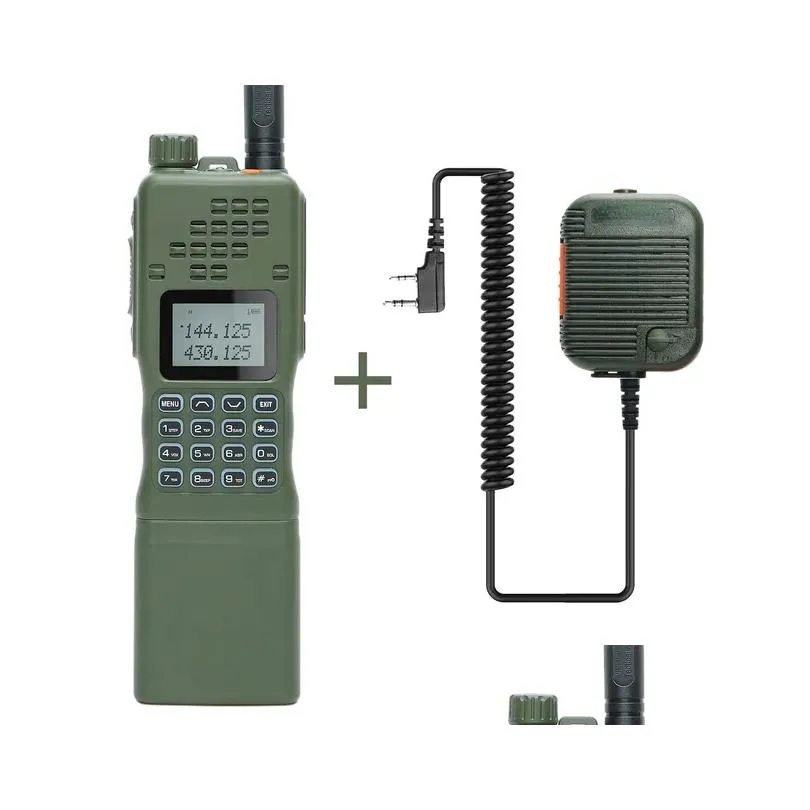 Walkie Talkie Baofeng Ar-152 Vhf/Uhf Ham Radio 15W Powerf 12000Mah Battery Portable Tactical Game An /Prc-152 Two Way Drop Delivery Dh9St