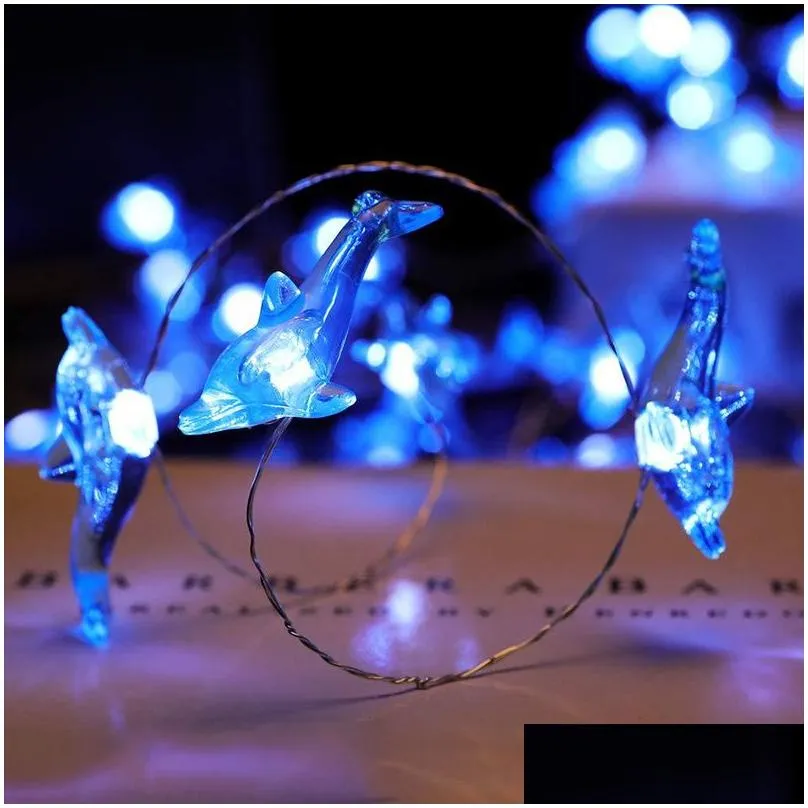 Led Strings Christmas Halloween Decorative  String Lights 40 Led Weatherproof 8Mode Indoor And Outdoor Remote Control Copper Wi Dhk8C