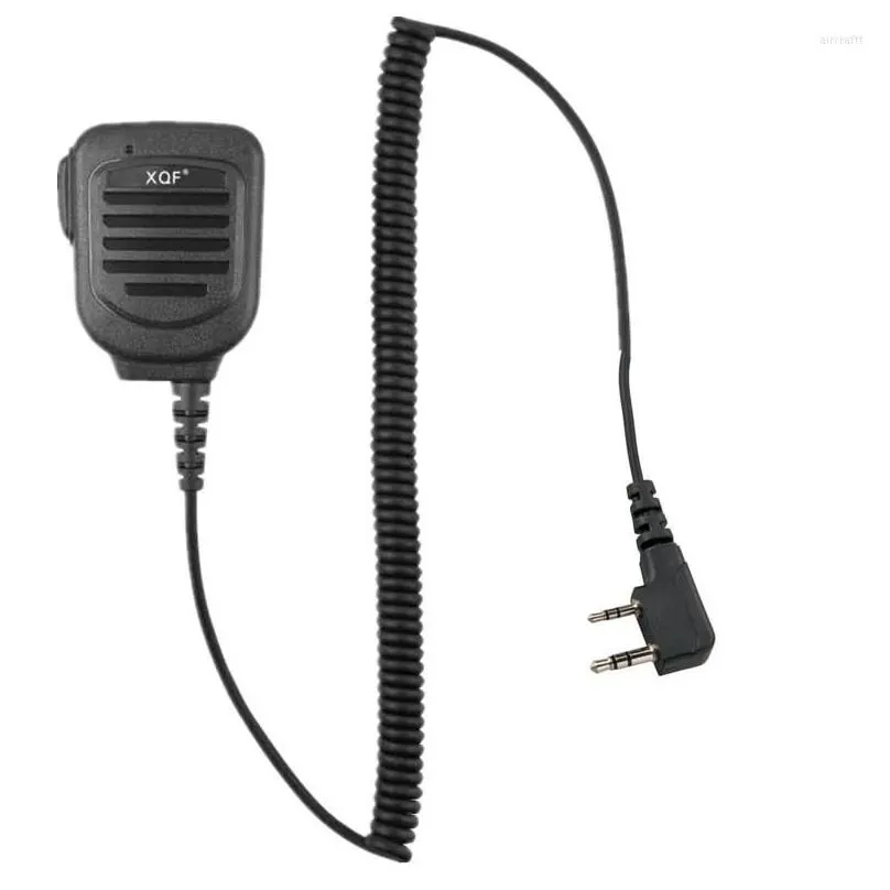 Walkie Talkie Xqf Hand Microphone Sm109 Shoder Ip67 Waterproof Mic For Baofeng Uv-5R Uv-5Re Tk-370 Two Way Drop Delivery Dhkwv