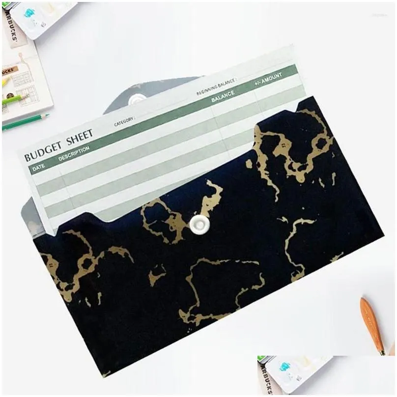 Gift Wrap  Organizer Budget Binder Cash Wallets Paper Refill Expense Tracker Sheets Envelope Envelopes Drop Delivery Dhlhk
