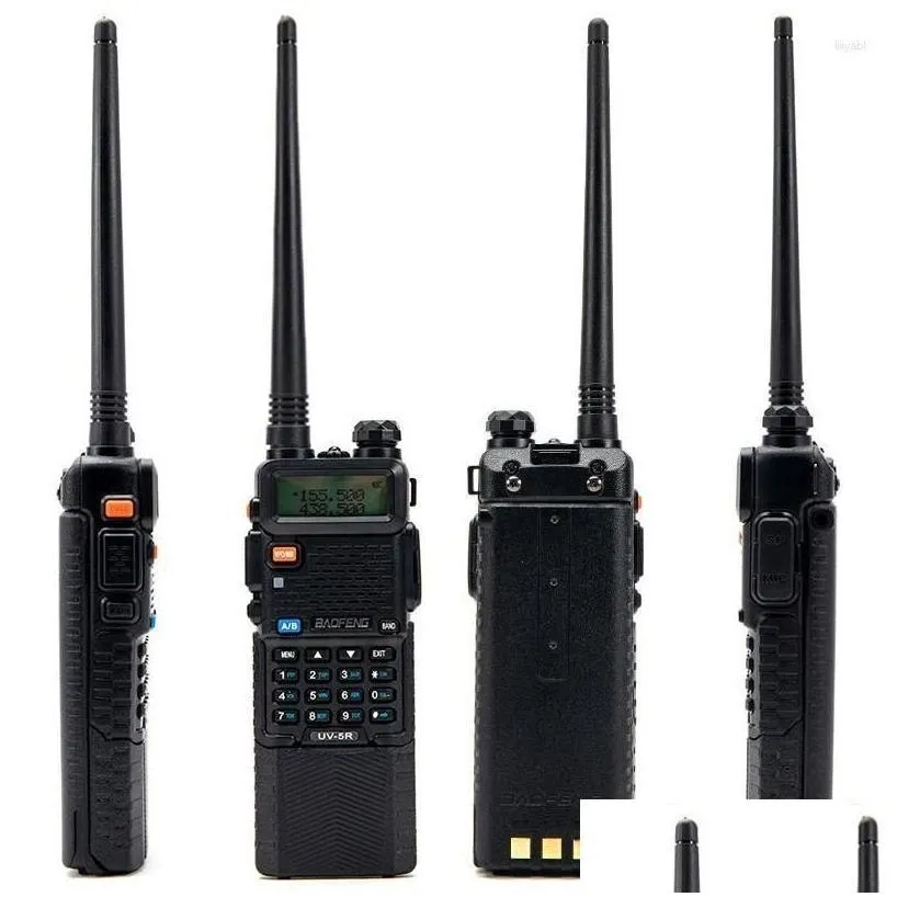 walkie talkie uv-5r baofeng long range enlarge 3800mah 8w dual puv 5r ham radio uv5ra two way for hunting drop delivery dhs3m