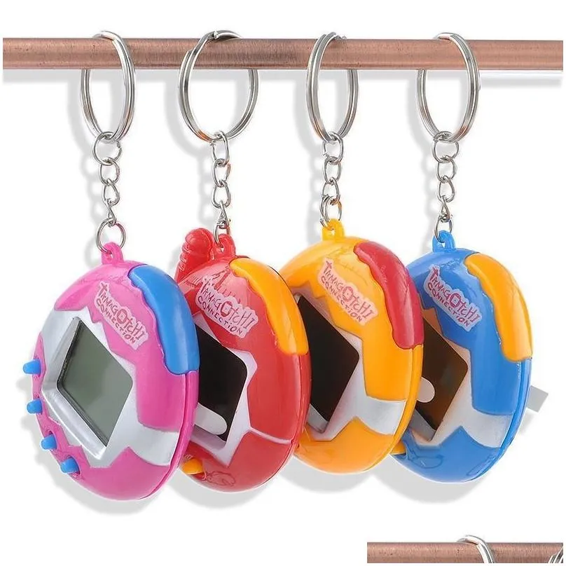 Electronic Pets Electronic Pet Toys Tamagotchi Digital Pets Vintage Retro Game Egg Shells Virtual Cyber Toy Novelty Funny Gift For Kid Dhy2R