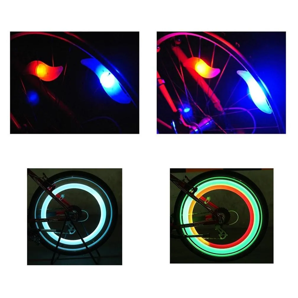 Other Led Lighting Spoke Light Wheel With Battery Plus Bicycle Decorative Night Mti-Color Optional Red / Bled Green Rgb Drop Delivery Dhxqe