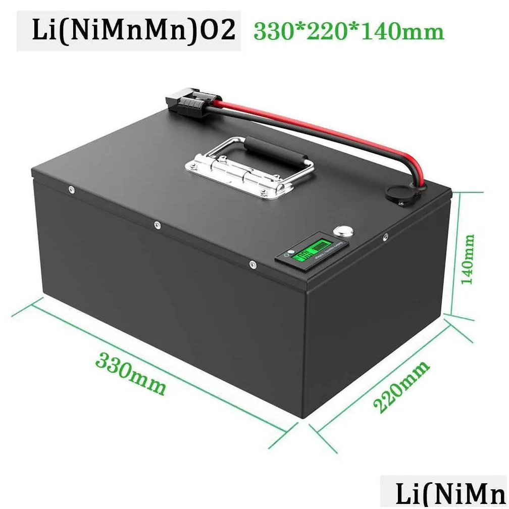 Batteries Lifepo4 Lithium Battery Pack Rechargeable 48V 50Ah No  For 1800W Motorcycle/Rv Golf Cart Solar Energy/Home Energy Sto Dhyll